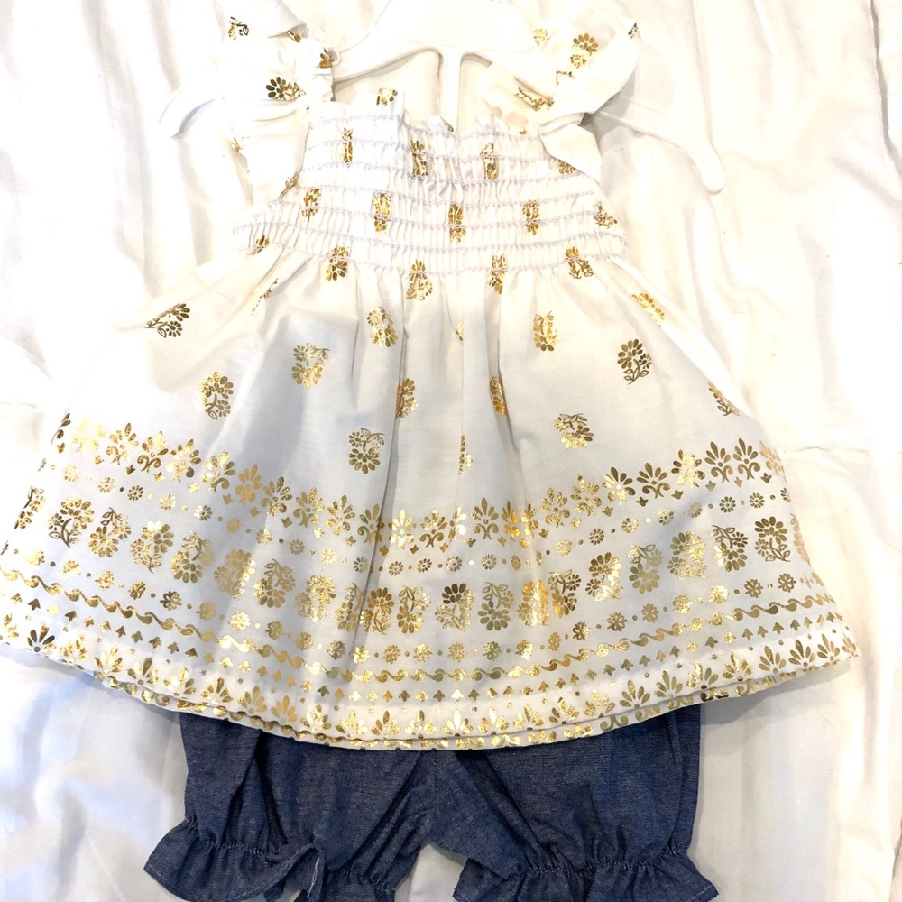 Summer tank  top short set 12 months